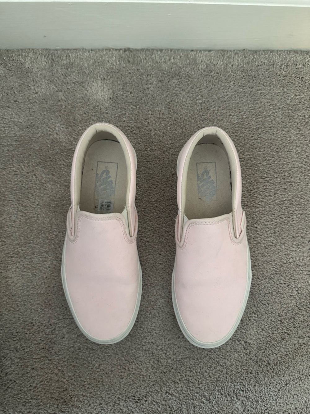 Vans Slip-On Sneakers in Light Pink